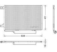 DENSO DCN17006 Condenseur, climatisation