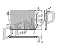 Condenseur de climatisation R 134a DCN32062 DENSO pour VW TIGUAN