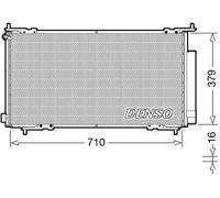 Condenseur de climatisation R 134a DCN40015 DENSO pour HONDA CR-V II