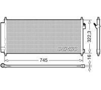 Condenseur, climatisation DENSO DCN40026