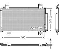 Condenseur de climatisation R 134a DCN40033 DENSO pour HONDA ACCORD VIII