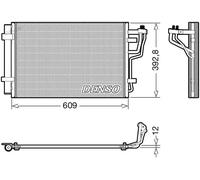 Condenseur, climatisation DENSO DCN41013
