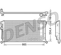 Condenseur de climatisation R 134a DCN45003 DENSO pour MITSUBISHI COLT V