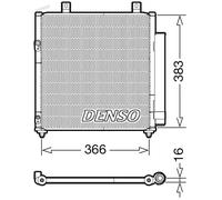Condenseur de climatisation R 134a DCN45007 DENSO pour MITSUBISHI