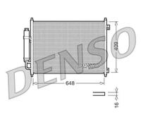 Condenseur de climatisation R 134a DCN46001 DENSO pour NISSAN X-TRAIL II