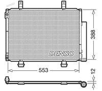 Condenseur, climatisation DENSO DCN47007