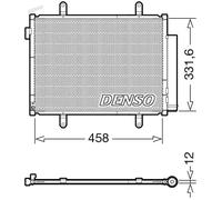 Condenseur de climatisation R 134a DCN47011 DENSO pour SUZUKI CELERIO