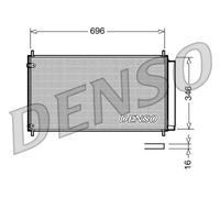 Condenseur de climatisation R 134a DCN50022 DENSO pour TOYOTA COROLLA Verso