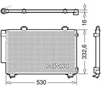 Condenseur de climatisation R 134a DCN50060 DENSO pour TOYOTA YARIS YARIS VERSO