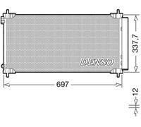 Condenseur, climatisation DENSO DCN50120