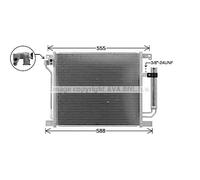 AVA COOLING SYSTEMS DN5467D Condenseur, climatisation