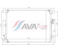 Condenseur de climatisation R 134a DN5543D AVA QUALITY COOLING