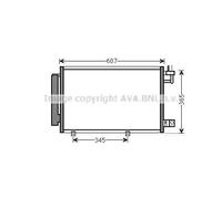 AVA COOLING SYSTEMS FDA5439D Condenseur, climatisation