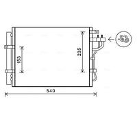 AVA COOLING SYSTEMS KA5188D Condenseur, climatisation