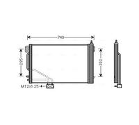 AVA COOLING SYSTEMS MSA5200D Condenseur, climatisation