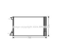 Condenseur de climatisation R 134a OLA5478D AVA QUALITY COOLING pour SAAB OPEL