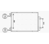 AVA COOLING SYSTEMS SZ5150D Condenseur, climatisation