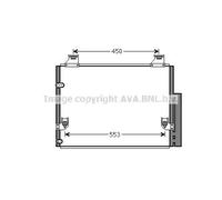 AVA COOLING SYSTEMS TO5563D Condenseur, climatisation
