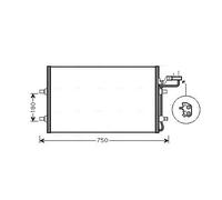 AVA COOLING SYSTEMS VO5149 Condenseur, climatisation
