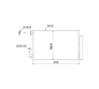 Condenseur de climatisation Renault Captur 1 2013-2019 - 921006843R / 921006454R