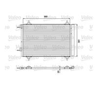VALEO Condenseur de climatisation 818171