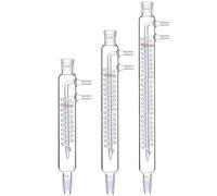 Condenseur de réflux de bobine de verre de borosilicate de laboratoire avec 24/29 joints Appareil de verrerie de laboratoire de chimie (300mm)