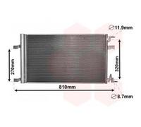 Condenseur Sans Bouteille Pour Chevrolet Cruze Depuis Avril 2009 Version Diesel