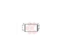 Condenseur sans bouteille pour Mitsubishi Pajero Sport version 3.0i