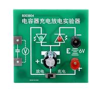 Condenteur Charge Décharge Expérimental Équipement Physique Instrument d'enseignement Electronics With Indicator Light for Physics Labs and Classrooms PVC MATÉRIAL DIRABILE