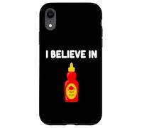Condiment sucré acidulé Classique I Believe in Tomato Ketchup Coque pour iPhone XR