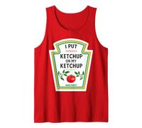 Condiments à la Moutarde « I Put Ketchup on My Ketchup » 2026 Débardeur
