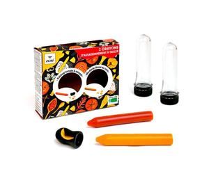 Condiments - Ocni : 2 crayons d'assaisonnement à tailler ketchup et moutarde