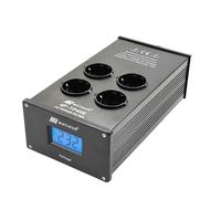Conditionneur de courant, filtrage du bruit audio, protection contre les surtensions, noir, prise EU