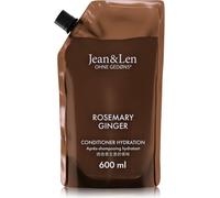 Conditionneur Hydratant Rosemary & Ginger En Sachet Recharge, Pour Cheveux Secs, Nourrit Intensément & Améliore Le Démêlage, Sachet Recharge, Parfum Épicé, Sans Silicone Ni Parabène, 600 Ml