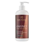 Conditionneur sans rinçage à l'huile de coco - PURE MINERAL - Hydrate - Fait briller - Sans sulfates - Sans parabènes