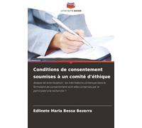 Conditions de consentement soumises à un comité d'éthique