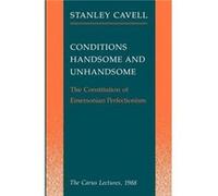 Conditions Handsome and Unhandsome by Stanley Harvard University Cavell Paperback Book Stanley Cavell (Auteur)