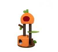 Condo pour Chat Cadre d'escalade for Chat en Forme d'orange, nid for, Arbre à Multicouche, Jouet for, Poteau sisal for Griffes de(Moyen)