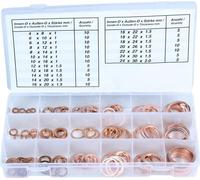 CONDOR assortiment de bagues d'étanchéité 9000, bagues d'étanchéité en cuivre, 150 pièces,