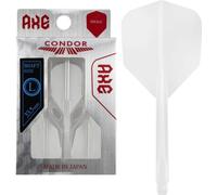 Condor Axe Small Dart Flights - White Long 33,5mm