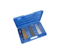 CONDOR Jeu de brosses "9500", entraînement 1/4", avec des brosses en nylon, en laiton et en acier