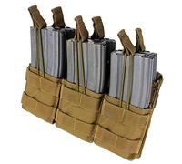 Condor Tactique Triple apilador open-top M4 Mag Pouch marron