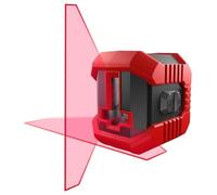 CONDTROL - Laser Ligne QB Rouge - Niveau Portée 10m - 1 Ligne Verticale et 1 Horizontale - 2 Modes de Fonctionnement - Filetage 1/4' - Garantie 2+1 Ans