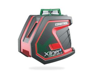 CONDTROL - Laser Ligne XLINER COMBO G360 Vert - Niveau Portée 40m - 2 Lignes et Points d'Aplomb Rouges - Bluetooth - Garantie 2+1 Ans - Livré avec Accessoires