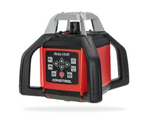 CONDTROL - Laser Rotatif ROTO HVR Rouge - Niveau Portée avec Cellule 600 m - Faisceau Rouge et Points d'Aplomb - Garantie 2+1 Ans - Livré avec Accessoires
