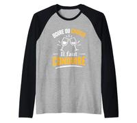 Conducteur Apéro Prix De L'Essence Humour Boire ou Conduire Manche Raglan