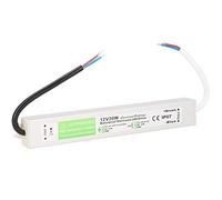 Conducteur d'alimentation LED, Alimentation 30W, Transformateur d'alimentation à Basse Tension câblé, Faible Rippage DC Ultra-Mince pour Les Projecteurs LED Barres Lumineuses LED (DC12V)