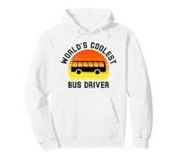 Conducteur de Bus Le Plus Cool du Monde Future Travailleur des transports Amant Sweat à Capuche