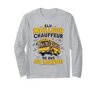 Conducteur De Bus Scolaire Drôle Enfant Rentrée Manche Longue
