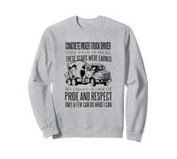 Conducteur de camion malaxeur à béton drôle - La douleur est réelle Sweatshirt